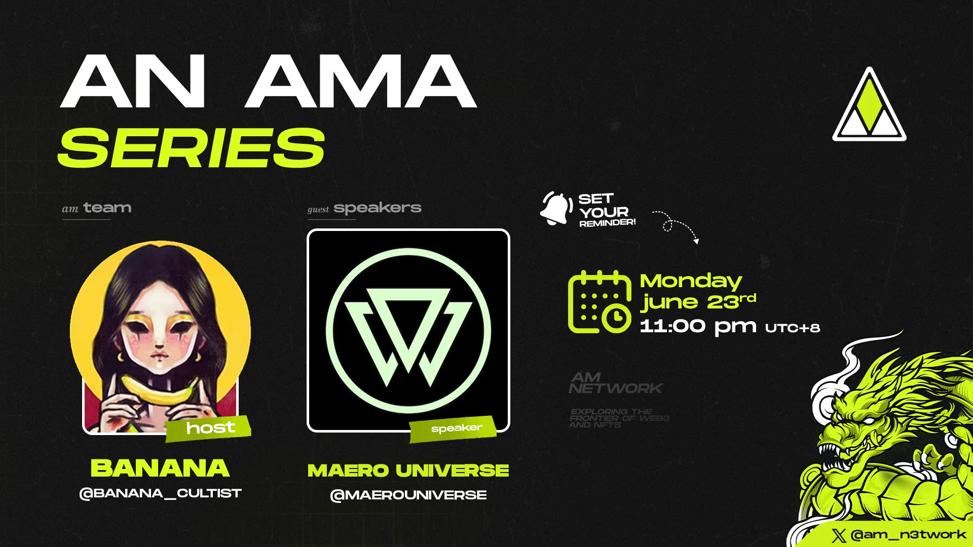 AM Network Social Media design by Lufense